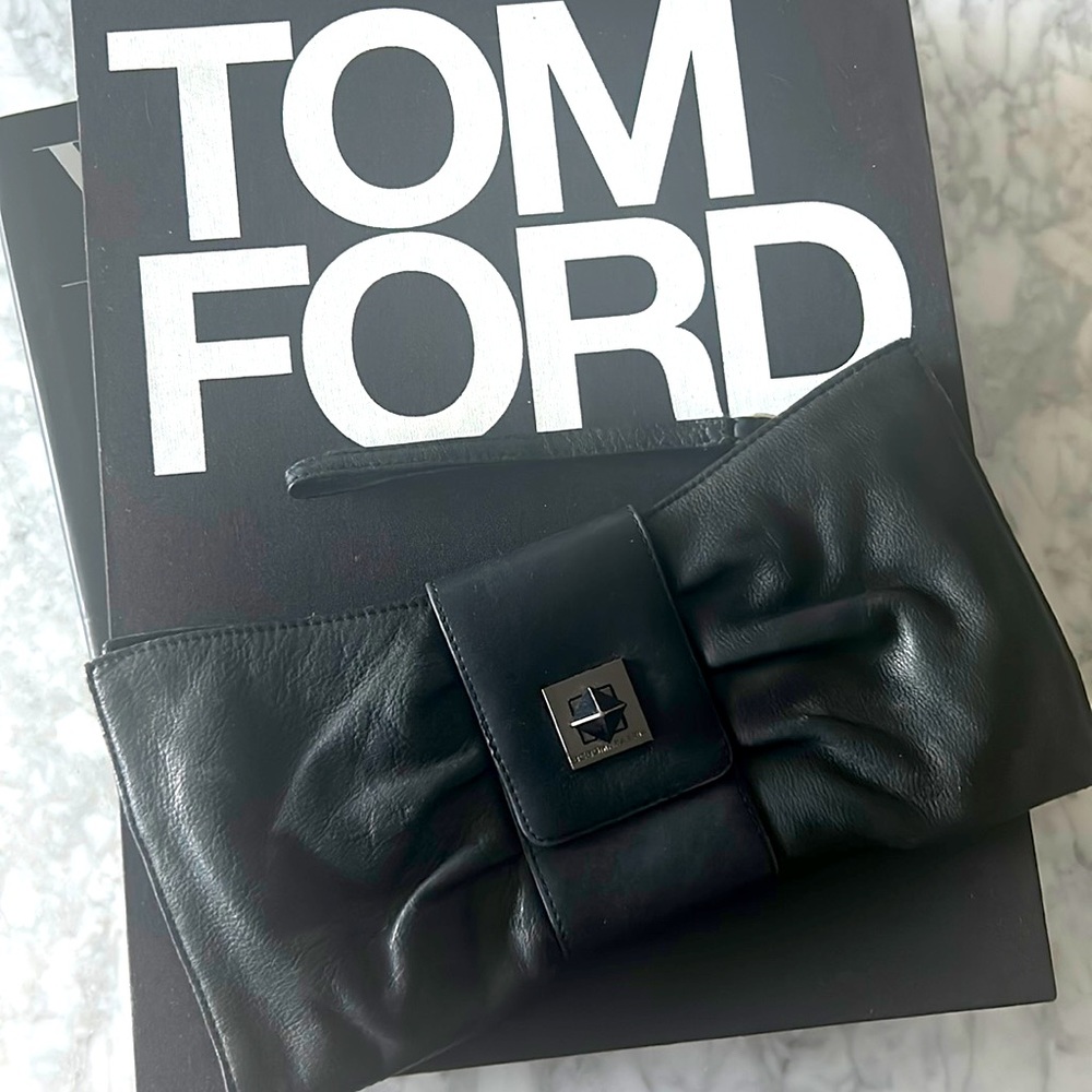 BCBG Leather Clutch
